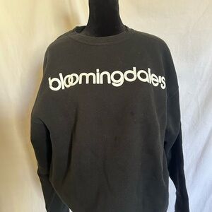 Bloomingdales Black Crewneck Sweater